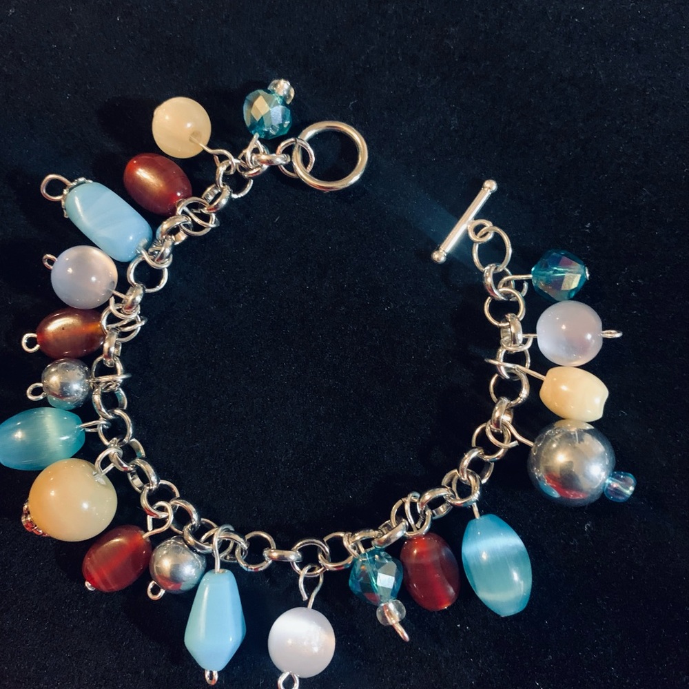 Multi color Bracelet could be worn with solids are choose bracelet colors.
